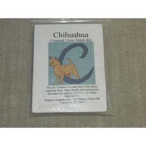 Chihuahua Counted Cross Stitch Kit by Pegasus Originals, Inc